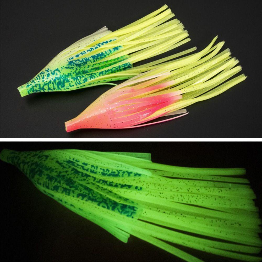 20cm Artificial Swim Soft Silicone Saltwater Octopus Bait Squid Skirt Lure Fishing Tackle