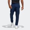 Adidas Comfortable Versatile Simple Casual Knitted Sports Pants Men Bottoms Navy-Blue H13790