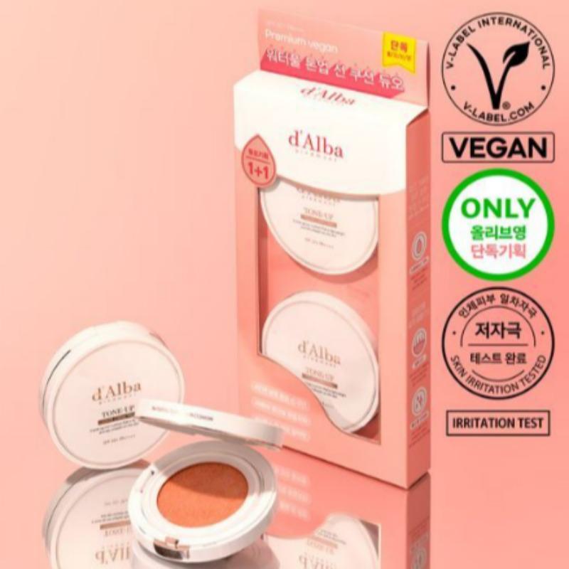Dalba Tone-Up Sun Cushion Duo Set (15g + 15g)