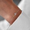 A-Z Initial Bracelets for Women - Dainty 14K Gold Waterproof Bracelets Personalized Bridesmaid Proposal Wedding Jewelry Gifts