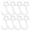 20pcs Christmas Star Hook Hanging Ornament Xmas Tree Garland Gifts Socks Holder Reusable Party Decoration New Years Mall