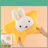 Miffy Star Plush Pillow With Soft Crystal Velvet For Bed And Sofa Decor