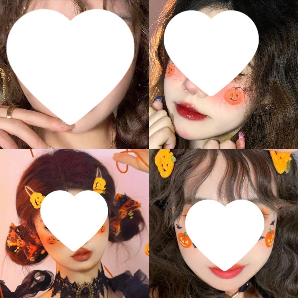 Spooky Kids Cartoon Face Tattoo Stickers for Halloween Parties