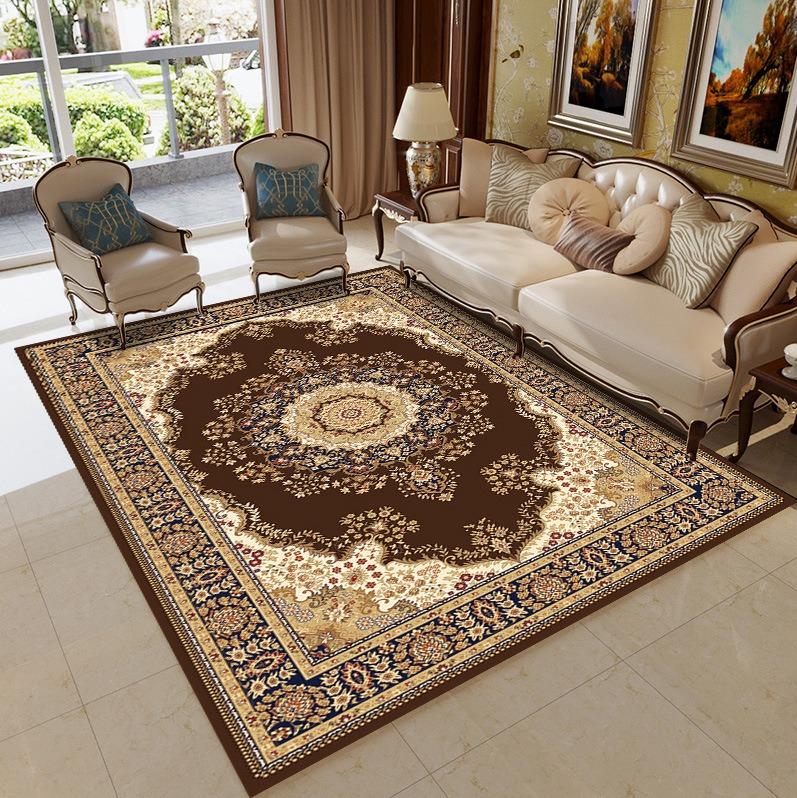American Europe Style Retro Carpet Living Room Sofa Bedroom Bedside Kitchen Entrance Door Rug Non-slip Luxury Home Decor Mat
