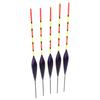 5pcs Freshwater Fishing Buoy Plastic Wood Fishing Floats Slip Bobber Floats Replacement Tackles for Sea/Rock Ice Fishing