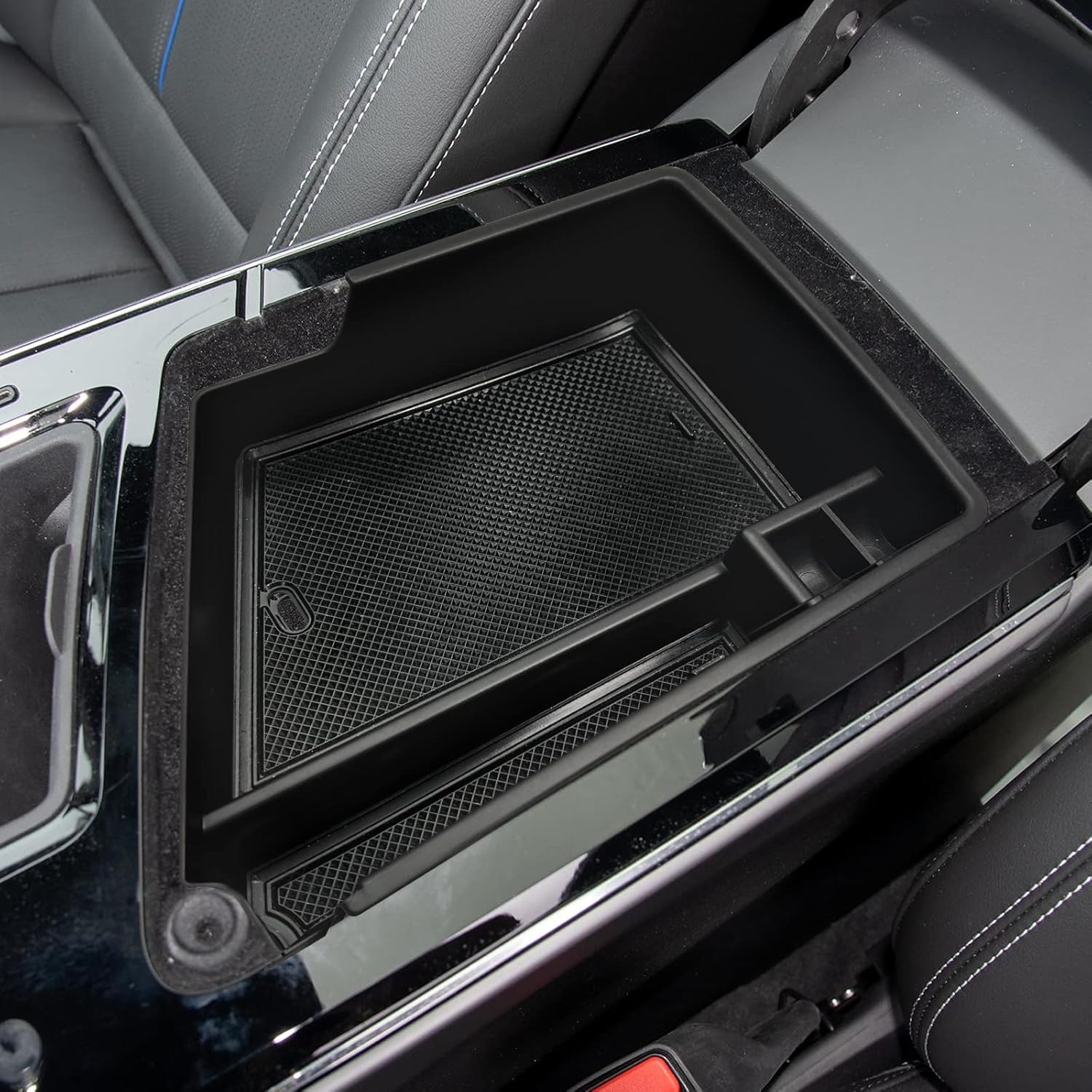 SHAOHAO for 2025 2026 Cadillac Lyriq Under Console Organizer for 2023 2024 2025 2026 Cadillac Lyriq Accessories (Tech, Luxury, Sport) Lower Organizer 2023-2026 Lyriq Center Or