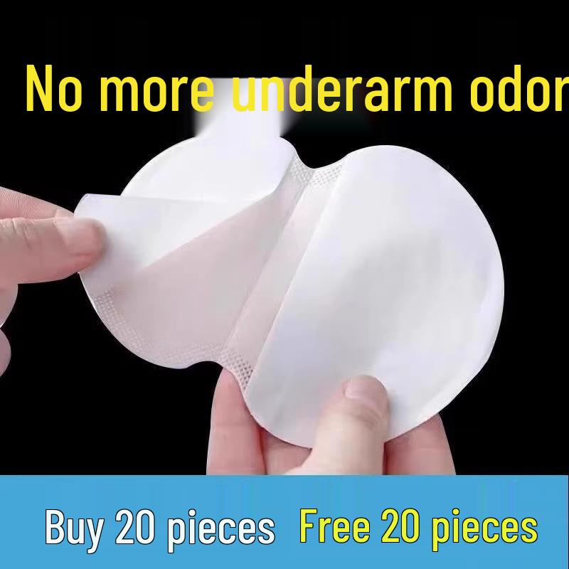 Летние впитывающие пот подкладки под мышки - Невидимые, дышащие, дезодорирующие антиперспирантные стикеры