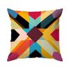 Colorful Abstract Geometry Cushions Pillowcase Printed Polyester 45X45Cm Throw Pillow Cover Decorative Sofa Cushion Pillowslip