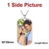 Custom Picture Necklace Personalized Necklaces with Text Engraved Customized Dog Tag Pendant Couple Jewelry Valentine's Day Gift