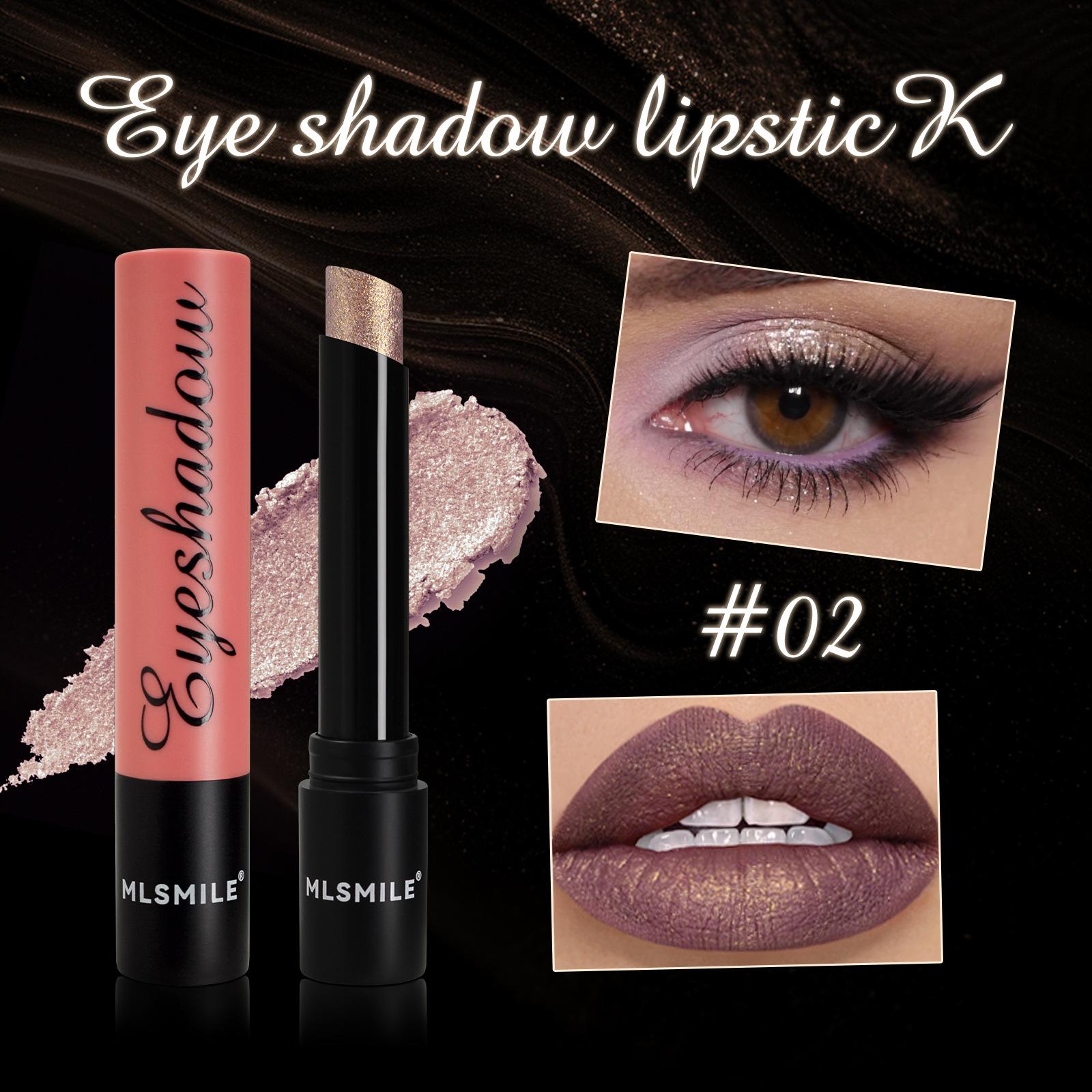 

MLSMILE Помада Тени для век Ленивый макияж глаз Водостойкие Неразмазывающиеся Перламутровые Тени для век Aegyo Sal Pen 2.2g