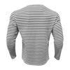 Herbst Frühling Herren Top V-Ausschnitt Streifendruck Farblich passende Langarm Pullover Mittellanges Freizeithemd für den Alltag