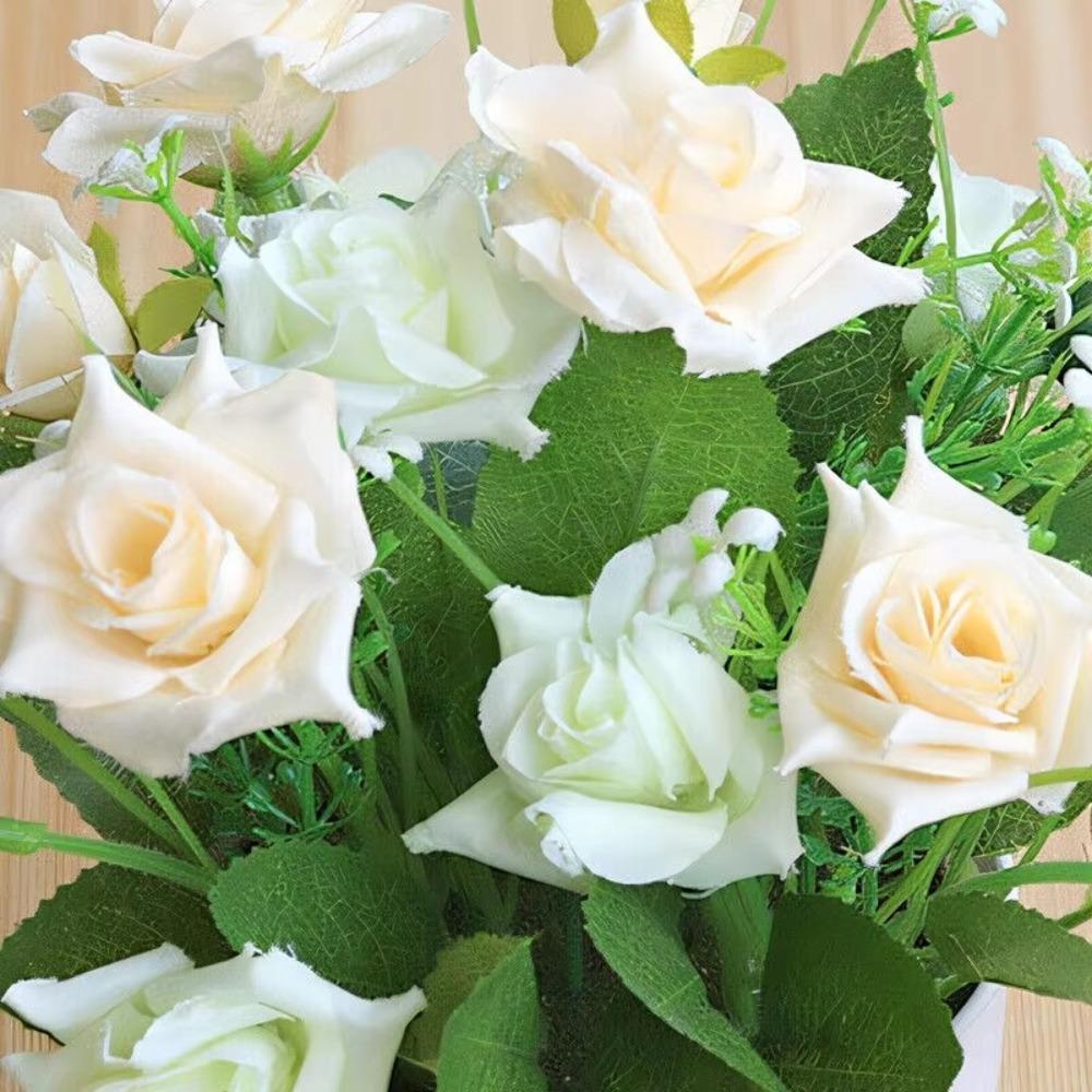 Fake Plants Artificial Potted Plant Plastic False Plants Ornament Simulation Potted Plant  Outdoor