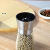 ZhiShi Manual Glass Salt and Pepper Grinder Set
