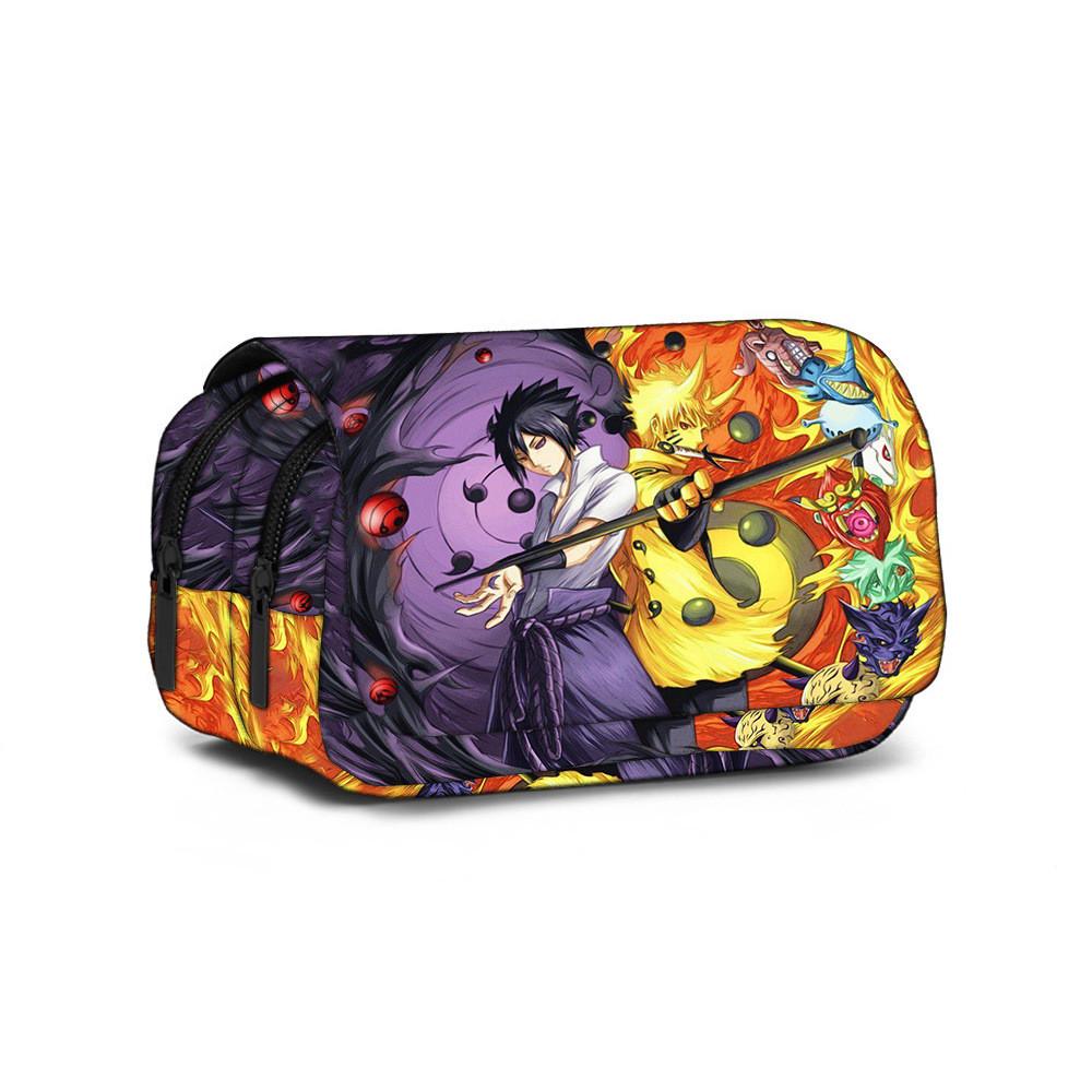 

Naruto Anime Uzumaki Pencil Case Girls Boys Waterproof Stationery Storage Bag StyleB