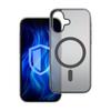 Etui 3Mk Frosty Magcase Do Iphone 16, Półprzezroczyste Z Czarnym