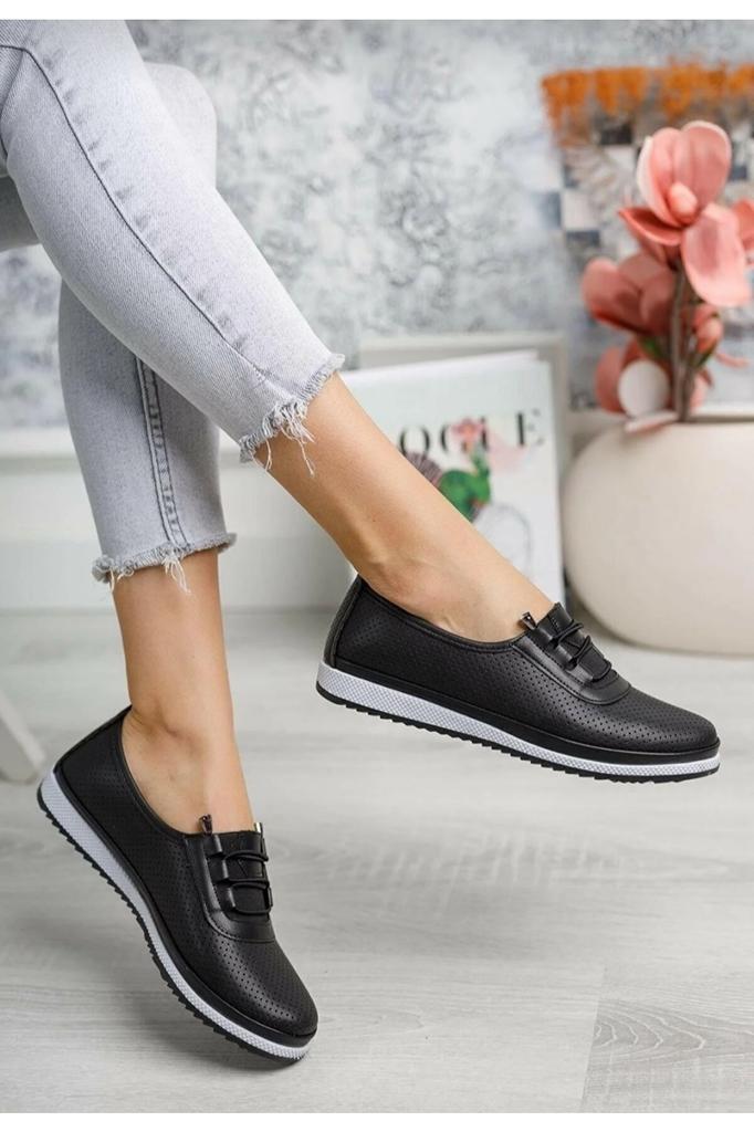 Women's Flat Shoes Mother's Flat Shoes with Holes