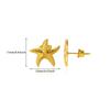Dainty Hanging Shell Pearl Starfish Stud Earrings For Women Elegant Gold Color Stainless Steel Drop Earrings Jewelry Party 2025