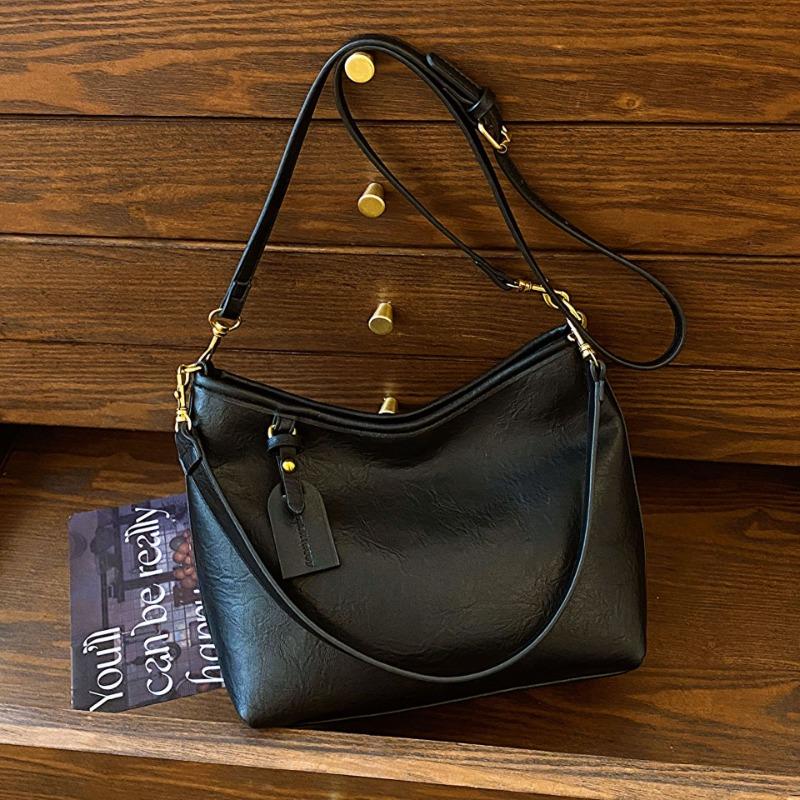 

Super soft large-capacity bag women s new commuter underarm shoulder bag tote bag versatile messenger bag чёрный