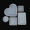 Silicone for DIY Coaster Resin Epoxy Mold Cup Mat Tray Tea Coaster Resin Molds Silicone Wine Glass Coasters Clay Plate Mould