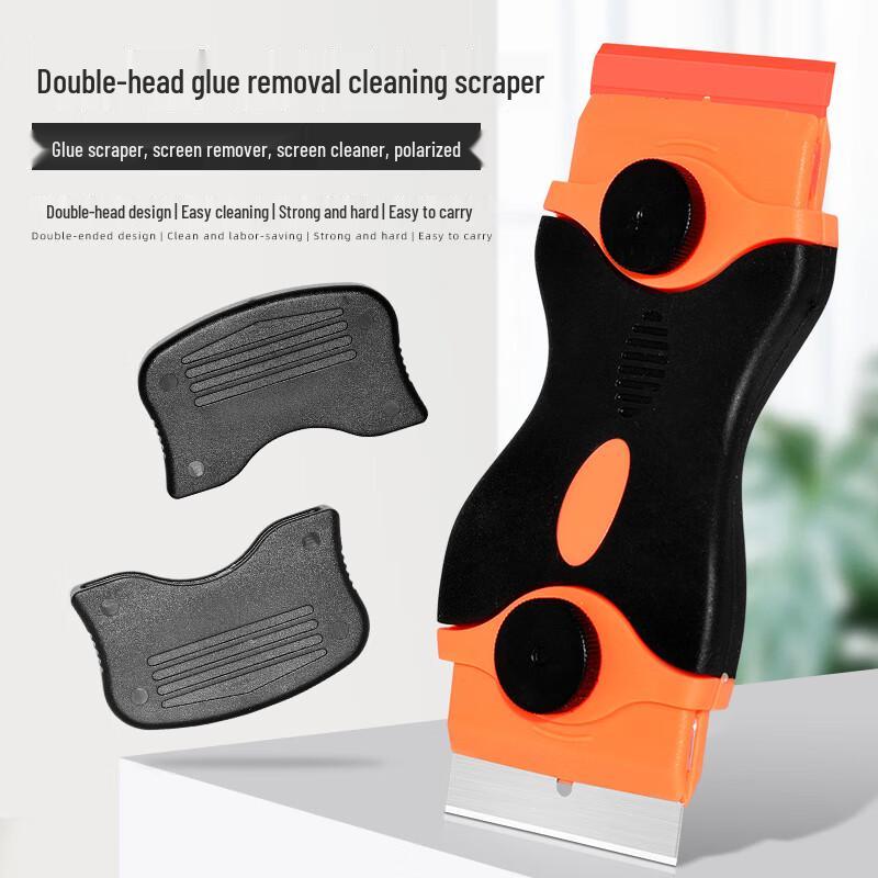 Double-Headed Multi-Surface Cleaning Scraper