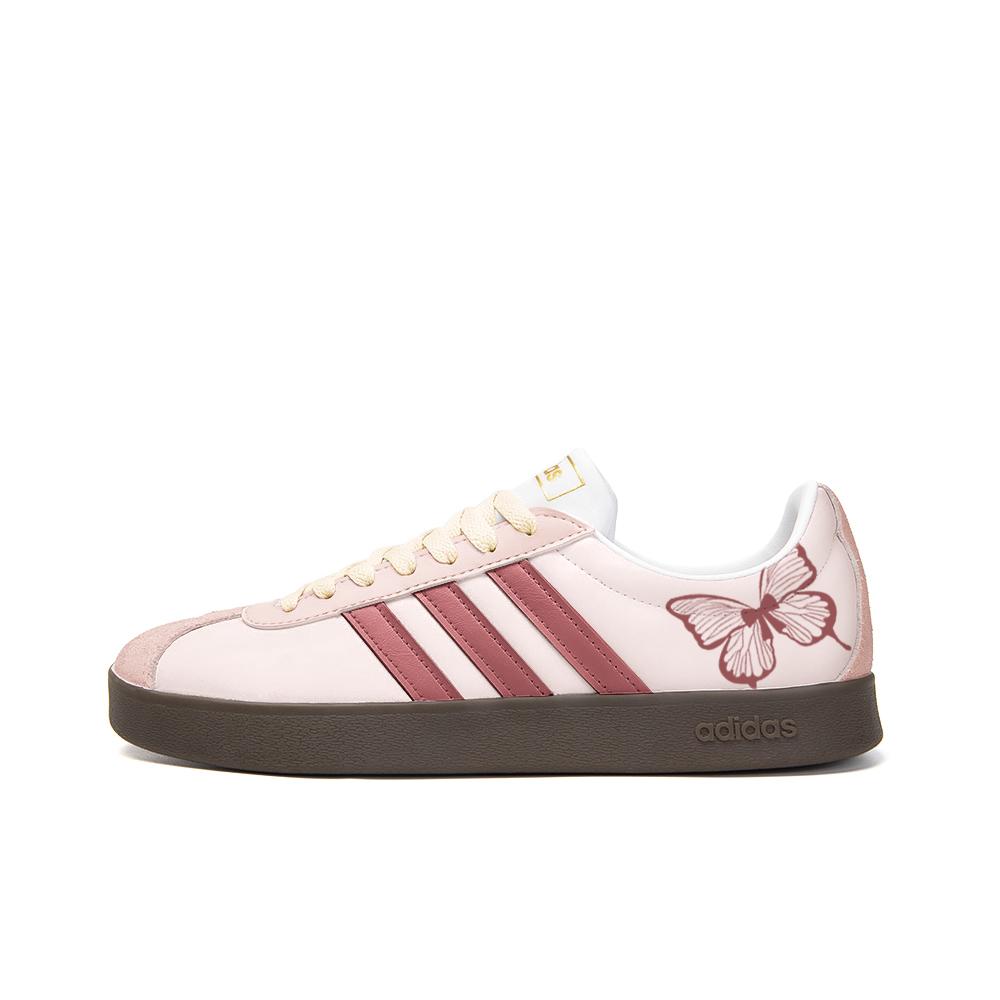 

Adidas Neo VL Court 2.0 Slip Resistant Abrasion Resistant Low top Skateboard Shoes Unisex Pink ID6015(Team354-) 44⅔