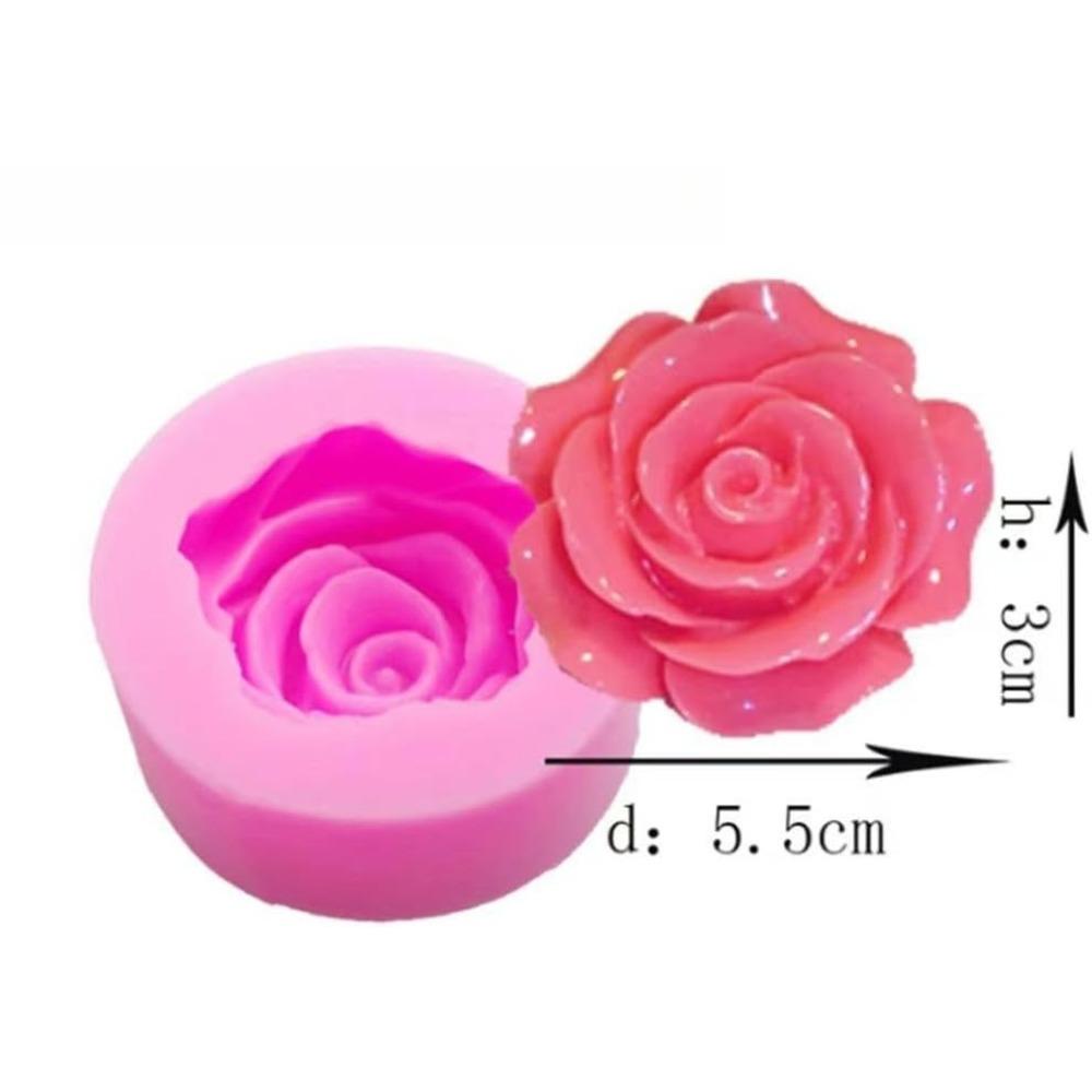 3D Rose Flower Silicone Mold Cake Chocolate Mold Wedding Cake Decoration Tool Fondant Sugar Art Cake Mold Oil Drip Mold