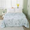 Rabbit Summer Flower Bear Print Airconditioner Quilt Solid Color Bedroom For