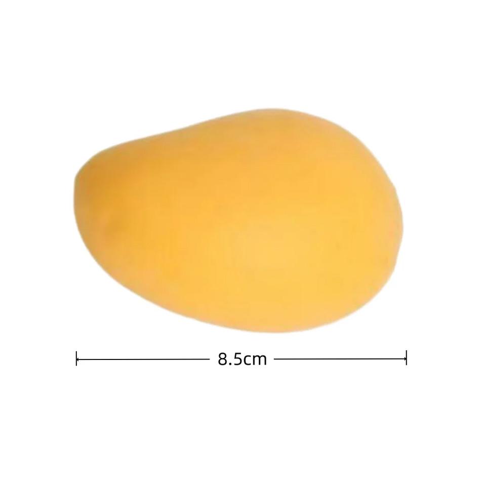 Giocattolo per Alleviare lo Stress Mango Palla Morbida Rimbalzo Super Lento Decompressione Fidget Burro Giocattolo Sollievo dall'Ansia