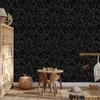 Black glitter wallpaper black and graphite for living room and bedroom 50x1000