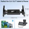 Car Tablet Holder Long Arm Suction Cup Mount For Tablet Suv Truck Vehicle Lift Windshield Window Vehicle Mount