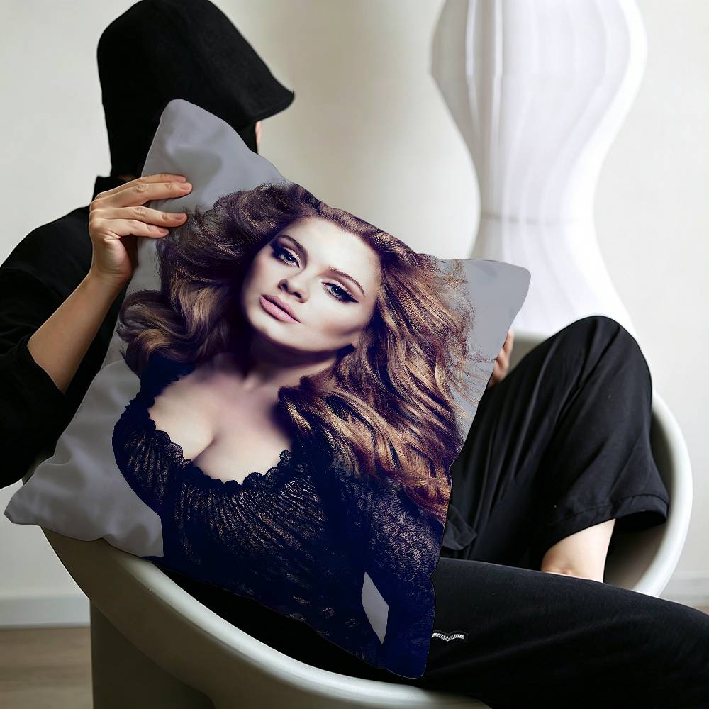Hot Singer Adele  Personalized Pillow Cover Kids Bedroom Wild Party Decor Pillowcase kid Birthday shower Gift