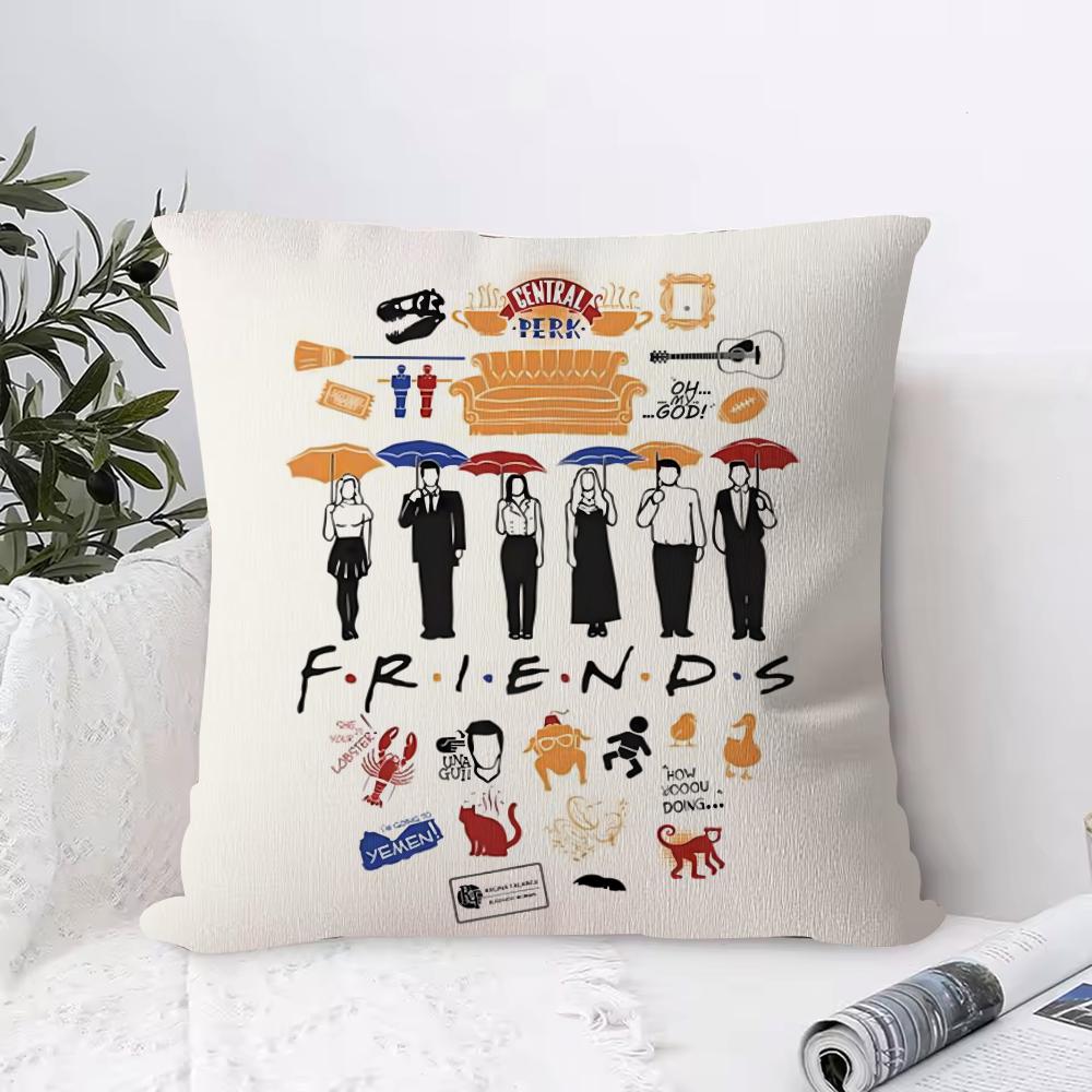 Classic F-Friends Tv Show Pillow Case Ultra Soft Skin Friendly Fabric Cloud Like Comfort & Concealed Zipper