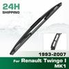 Rear Windshield Wipers Blades,Premium All-Season Wiper blades Replacement For Renault Twingo I MK1 1993-2007