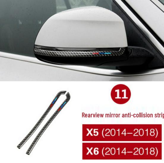 BMW X5/X6 F15/F16 Carbon Fiber Interior & Exterior Modification Center Console Gear & Vent Decoration Sticker