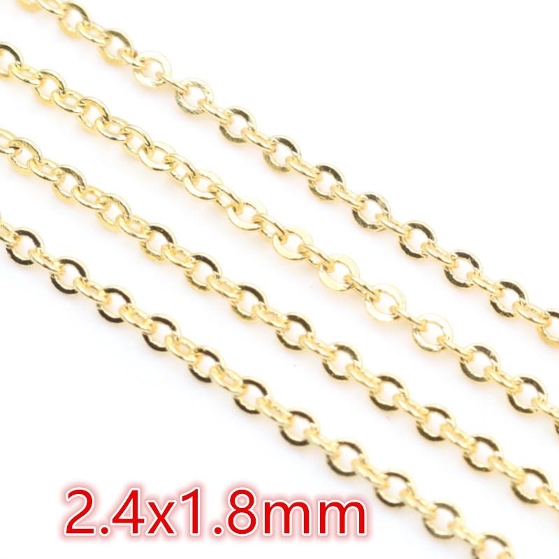 5 Meters/lot 3.5mm Ball Chains Bronze Gold Silver Color Handmade Necklace Bracelet DIY Jewelry Making Findings Accessories