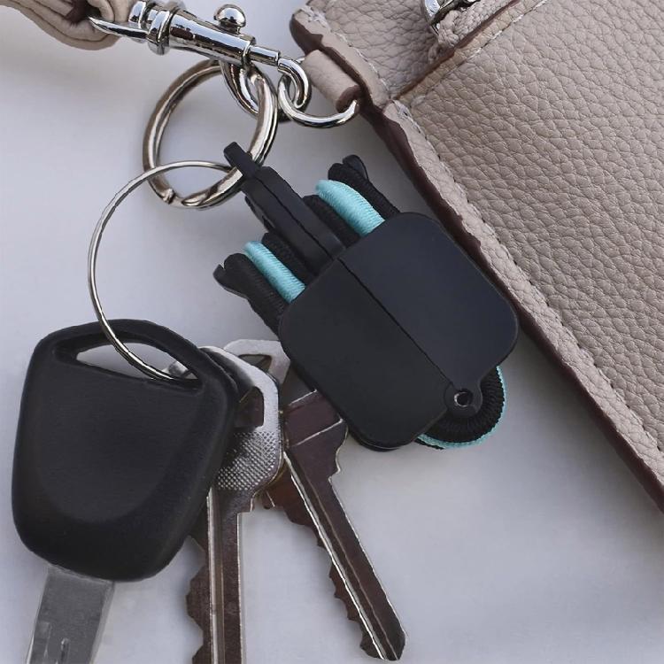 Efektivní organizér gumiček do vlasů Přenosná nádobka na gumičky Držák na gumičky Plastová textura pro snadné uspořádání