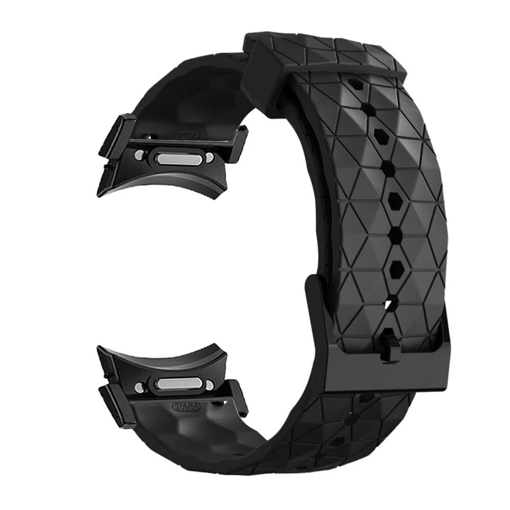 No Gaps Silicone Strap For Samsung Galaxy Watch 4 6 Classic 47mm 43mm 42 46mm Quick Release Fit Band Galaxy Watch 6 5 4 5 Pro 45 40 44mm