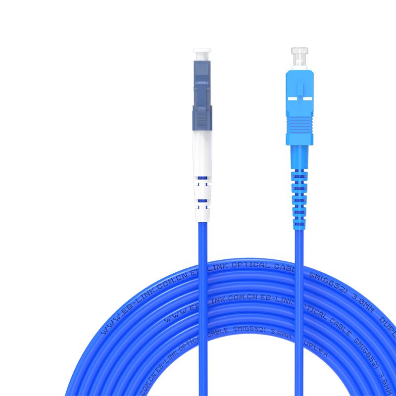

EB-LINK Telecom-Grade Armored Single-Mode Fiber Optic Patch Cable 2m