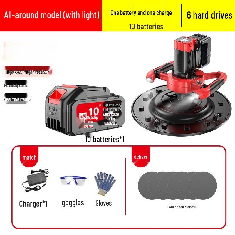 TURBOSUN High-Power Cordless Cement Mortar Trowel CN plug (adapter included)