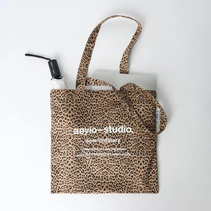 (Lanzamiento de Nuevo Color) [aeyio] NUEVA BOLSA ECOLÓGICA DE LEOPARDO (3 colores) ATO5001