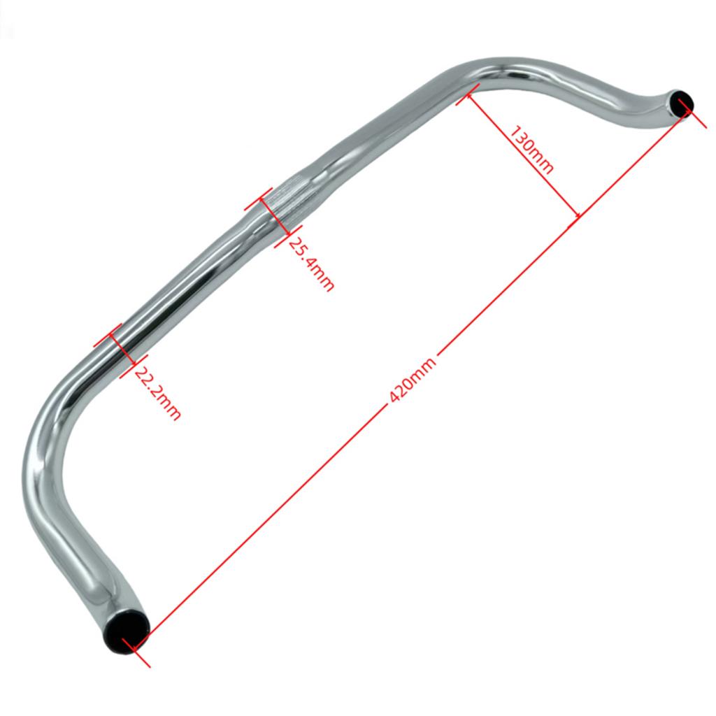 Road Bike Handlebar Comfortable Riding Cycling Accessories  for Long Distance Cycling Replace Parts Bent Bike Bullhorn Bar