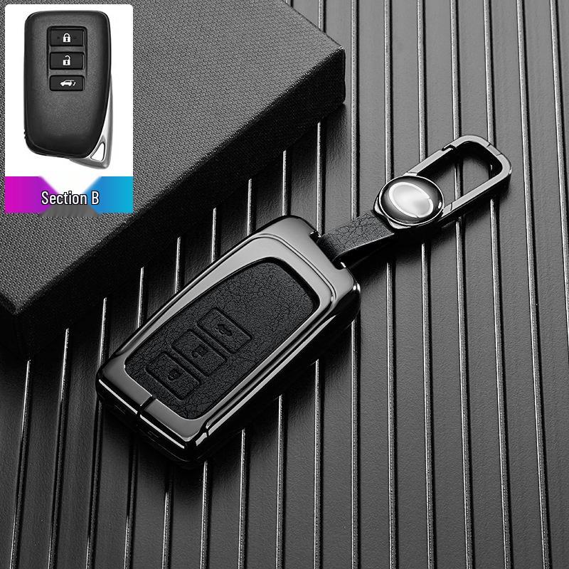 Metal Car Key Case for Toyota ES200, LX570, IS, ES, GX, RX, NX2000 (13th Gen)