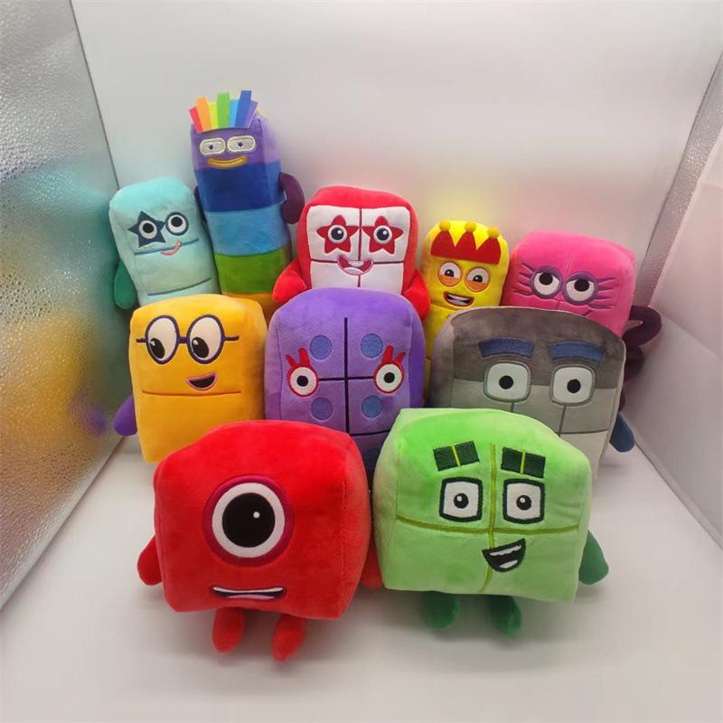 Numberblocks Math Building Blocks Plush Toy for Kids