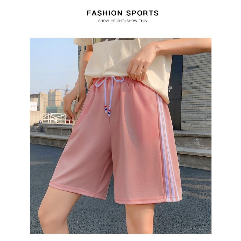 Summer Sweatpants Female Student Casual Shorts Female Wide Leg Pants Running Pants