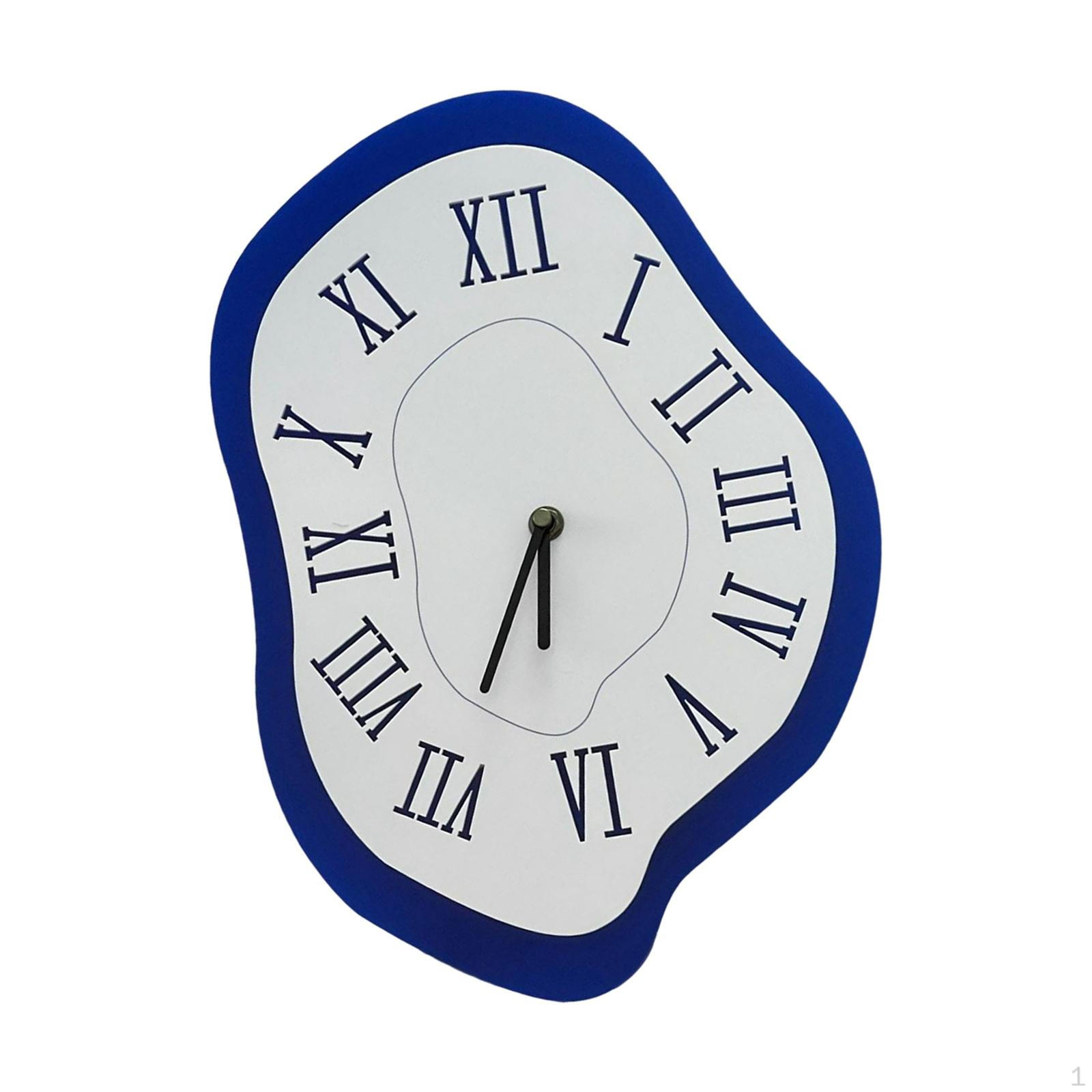 

Acrylic Wall Non Ticking Decorative Hanging s Ornament Blue