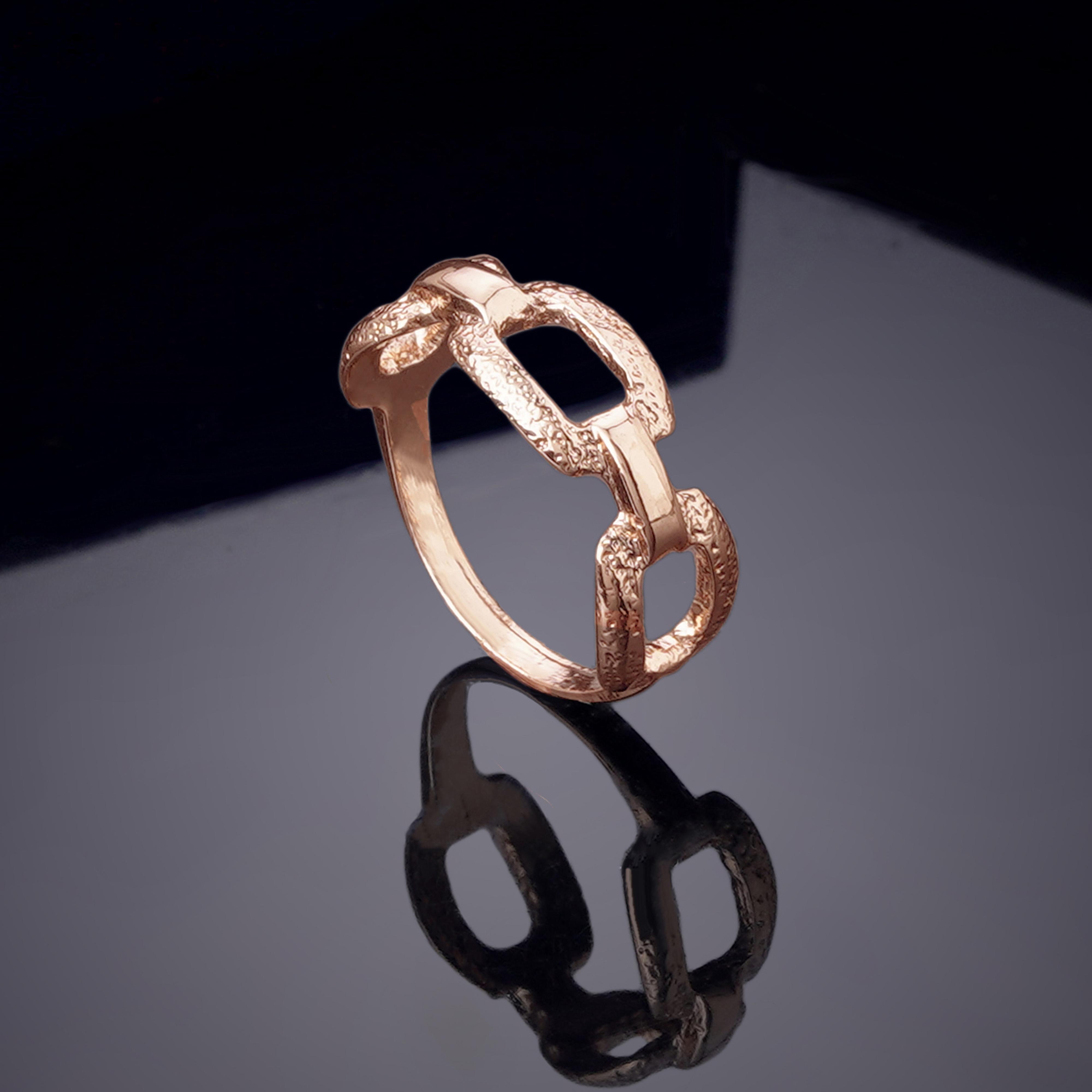 

Стильное кольцо на палец Estele Rose Gold для женщин