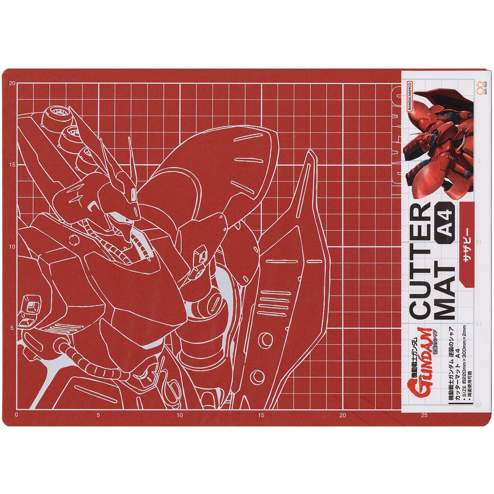 

Мобильный костюм Гандам Контратака Режущий коврик формата А4 Сазаби Чара