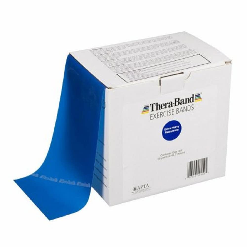 

TheraBand Опір Великий Доступний у та Золотих Стрічках, Розмір, Довжина 45,7 м, Бежевий, Жовтий, Червоний, Зелений, Синій, Чорний, Срібний, (синій (Сила +2))
