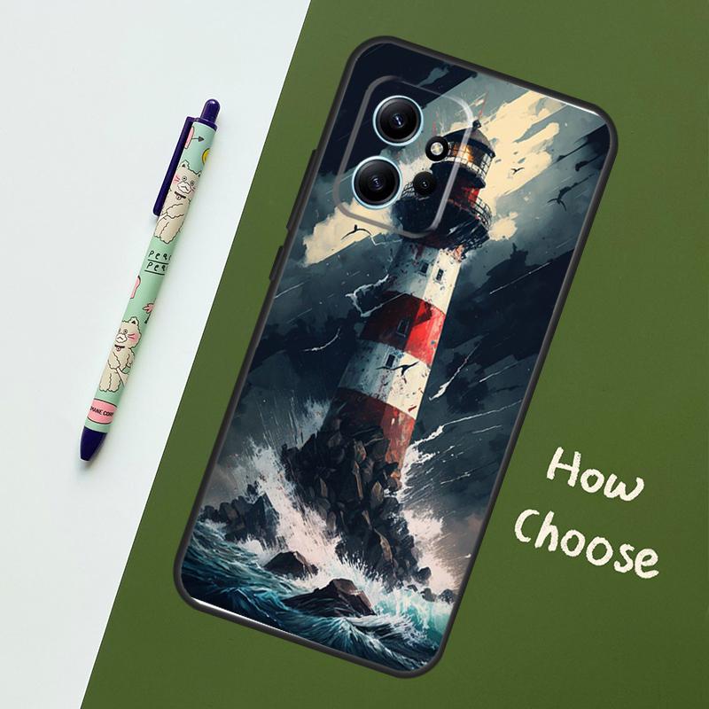 Lighthouse Case For Xiaomi Redmi Note 14 10 11 12 13 15 Pro Plus Cover For Redmi 15 15C 14C 12C 10C 13C