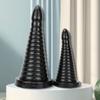 S/L Pagoda Jumbo Suction Cup Large Anal Plug, Oversized Threaded Anal Plug Bead Anal Expander Female Masturbator Adult 18+